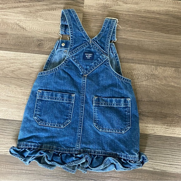 Old Navy Blue Denim Overalls - Picture 6 of 10